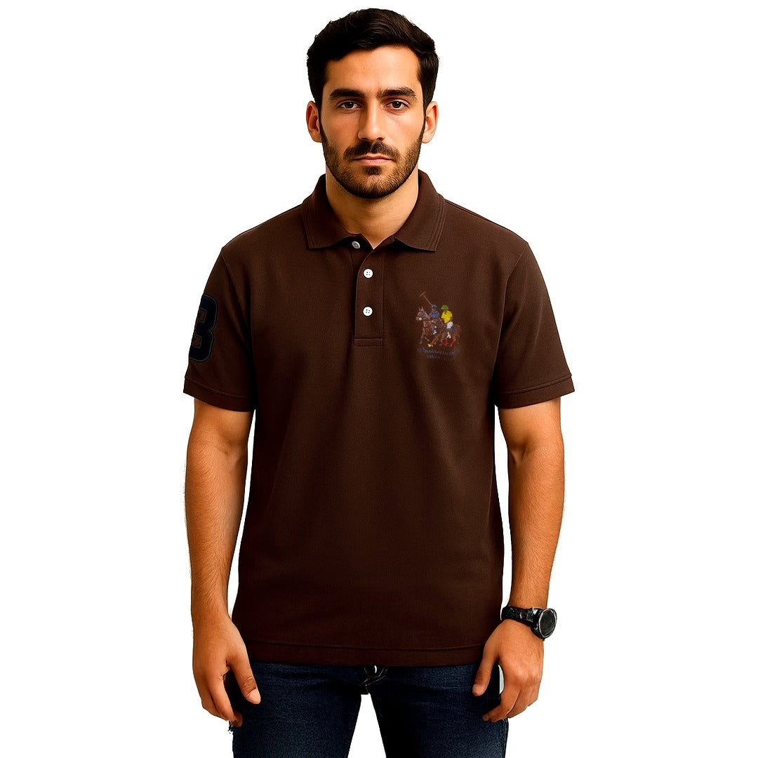 CLOSETEDGE DOUBLE HORSE POLO SHIRT
