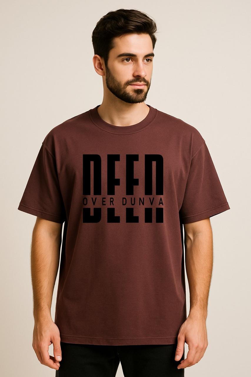 DEEN OVER DUNIYA OVERSIZED TSHIRT