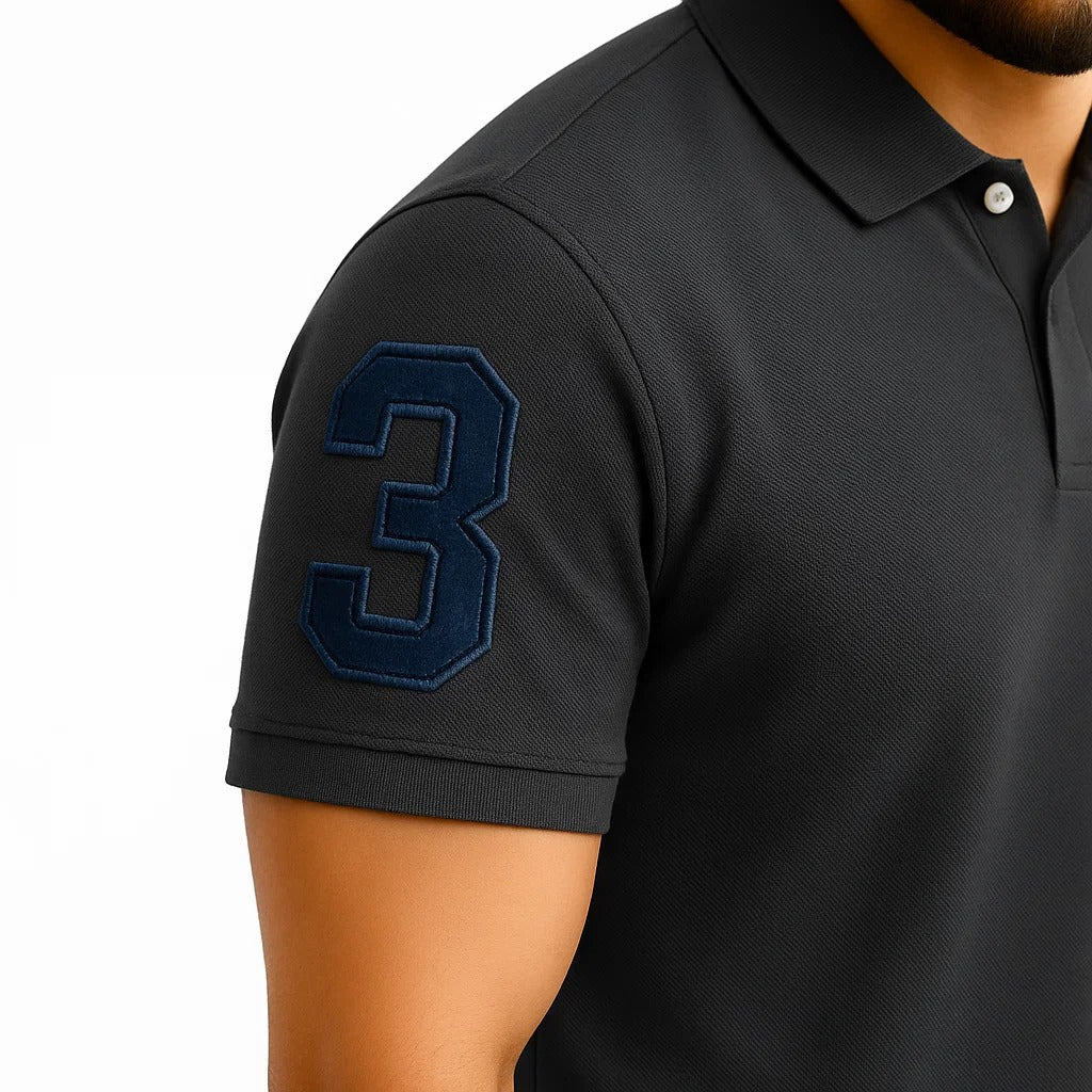 CLOSETEDGE DOUBLE HORSE POLO SHIRT