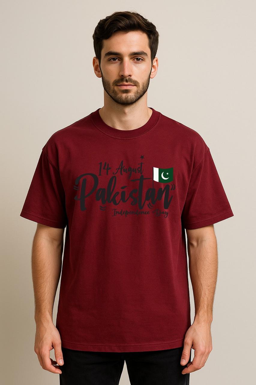 14 AUGUST INDEPENDENCE DAY OVERSIZED TSHIRT