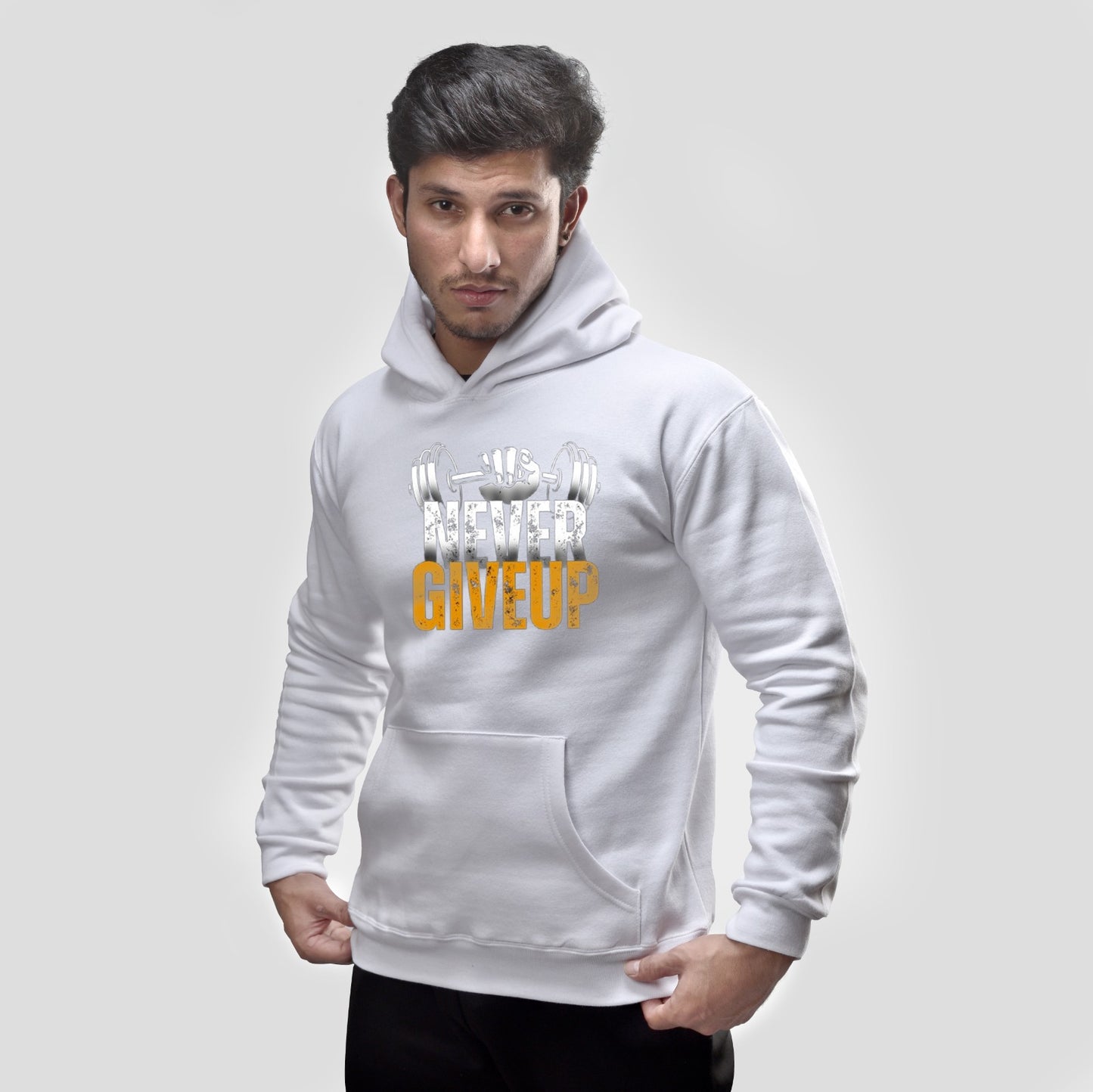 Never Give Up Hoodies