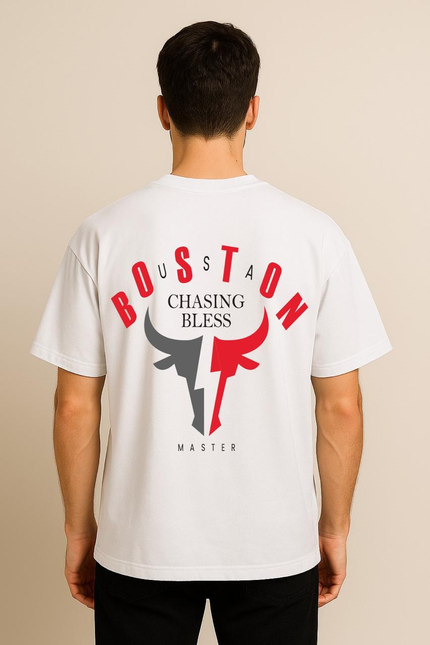 BOSTON CHASING BLESS OVERSIZED TSHIRT