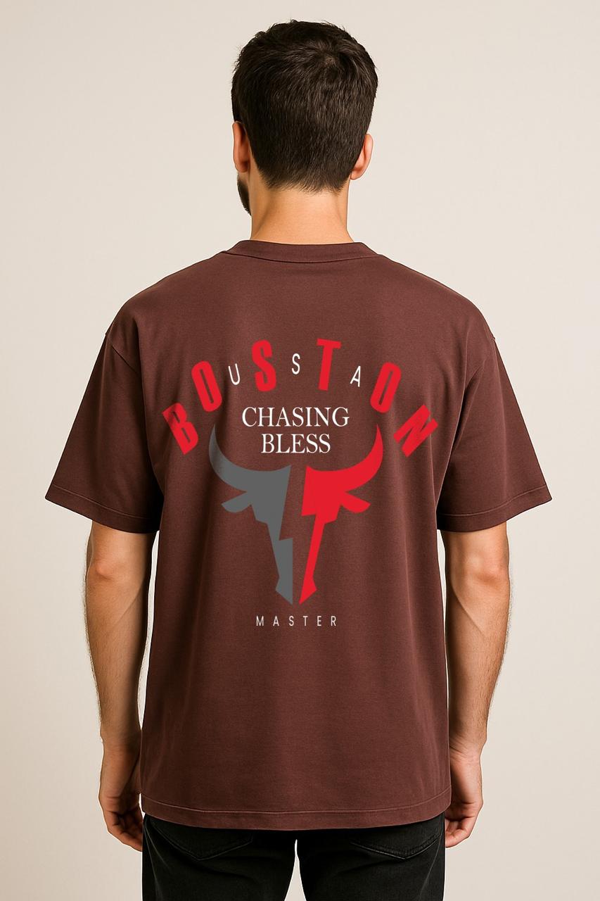 BOSTON CHASING BLESS OVERSIZED TSHIRT