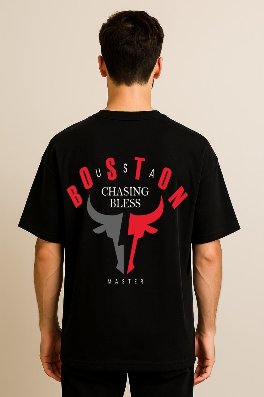 BOSTON CHASING BLESS OVERSIZED TSHIRT