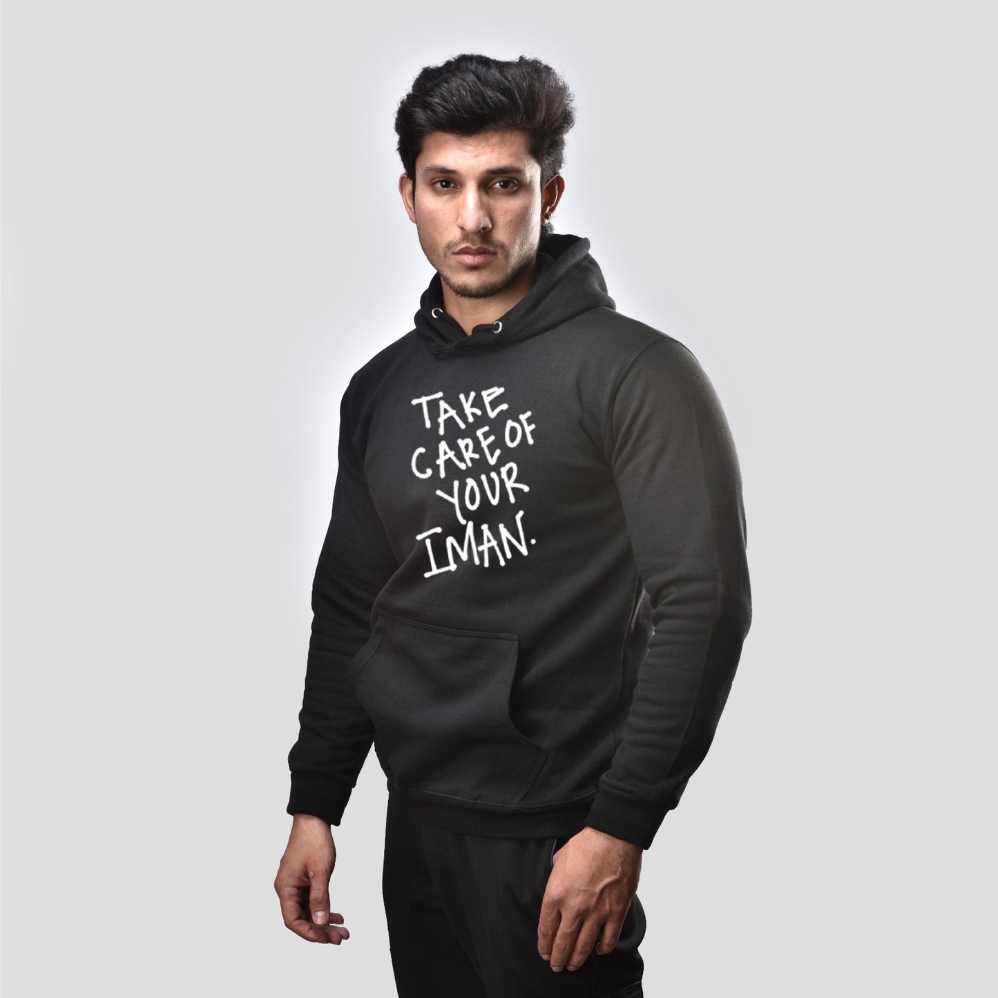 Take care of your iman caligraphy hoodies