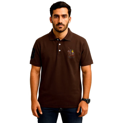 CLOSETEDGE DOUBLE HORSE POLO SHIRT
