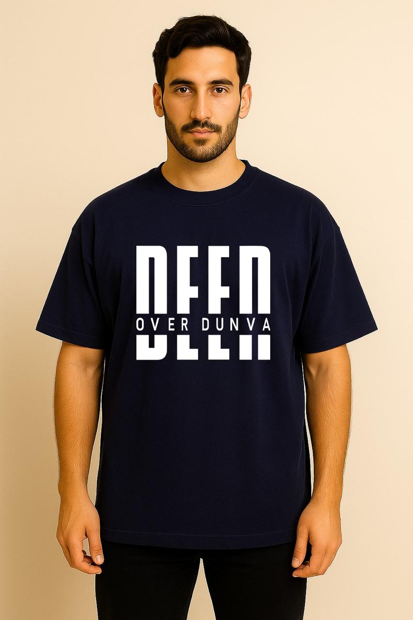DEEN OVER DUNIYA OVERSIZED TSHIRT