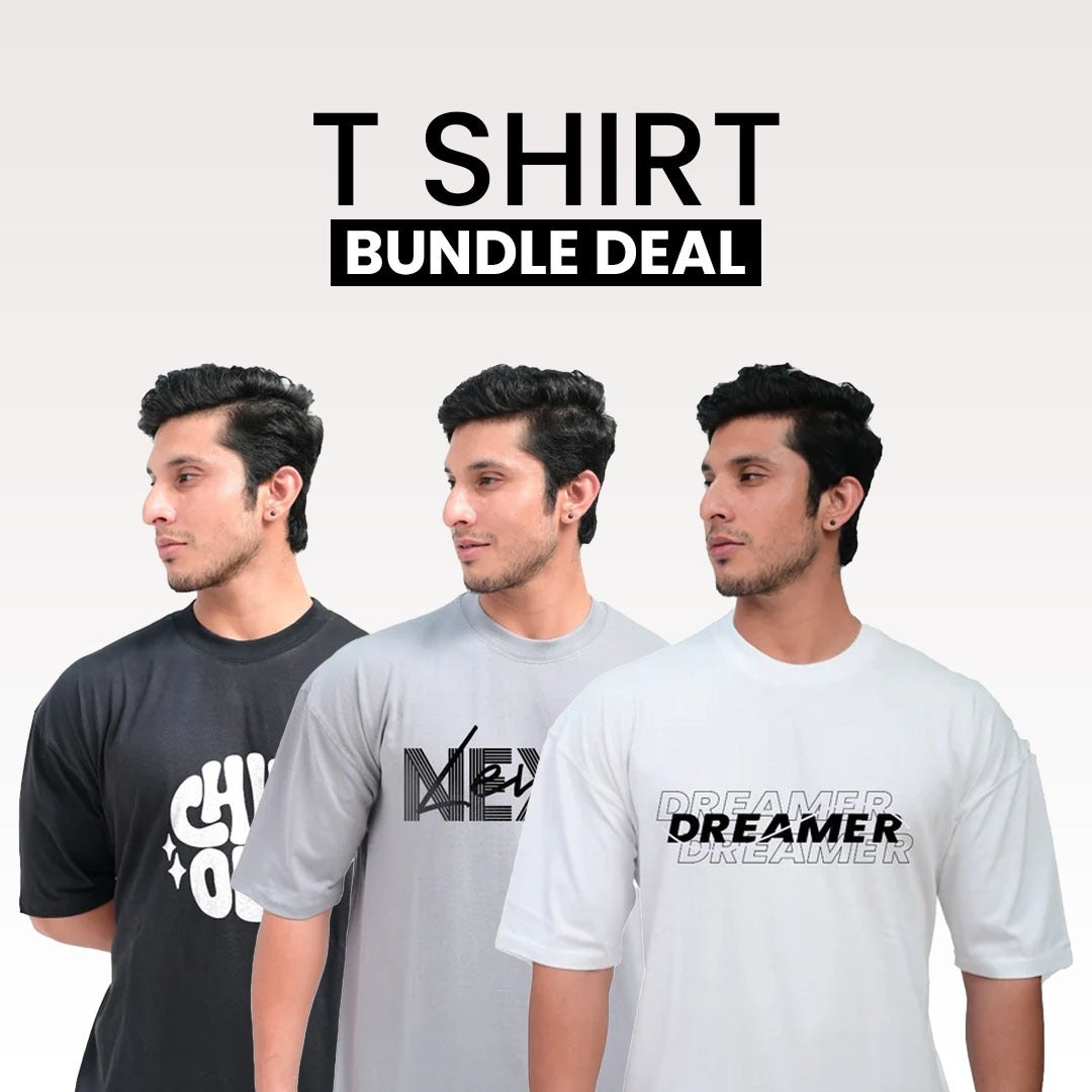 Pack Of 3 Oversized T-shirts