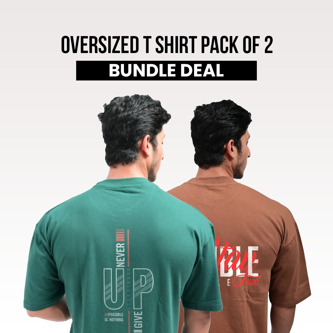 Pack Of 2 Oversized T-shirts