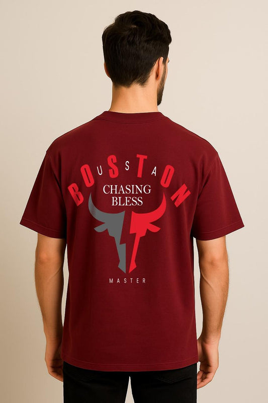BOSTON CHASING BLESS OVERSIZED TSHIRT