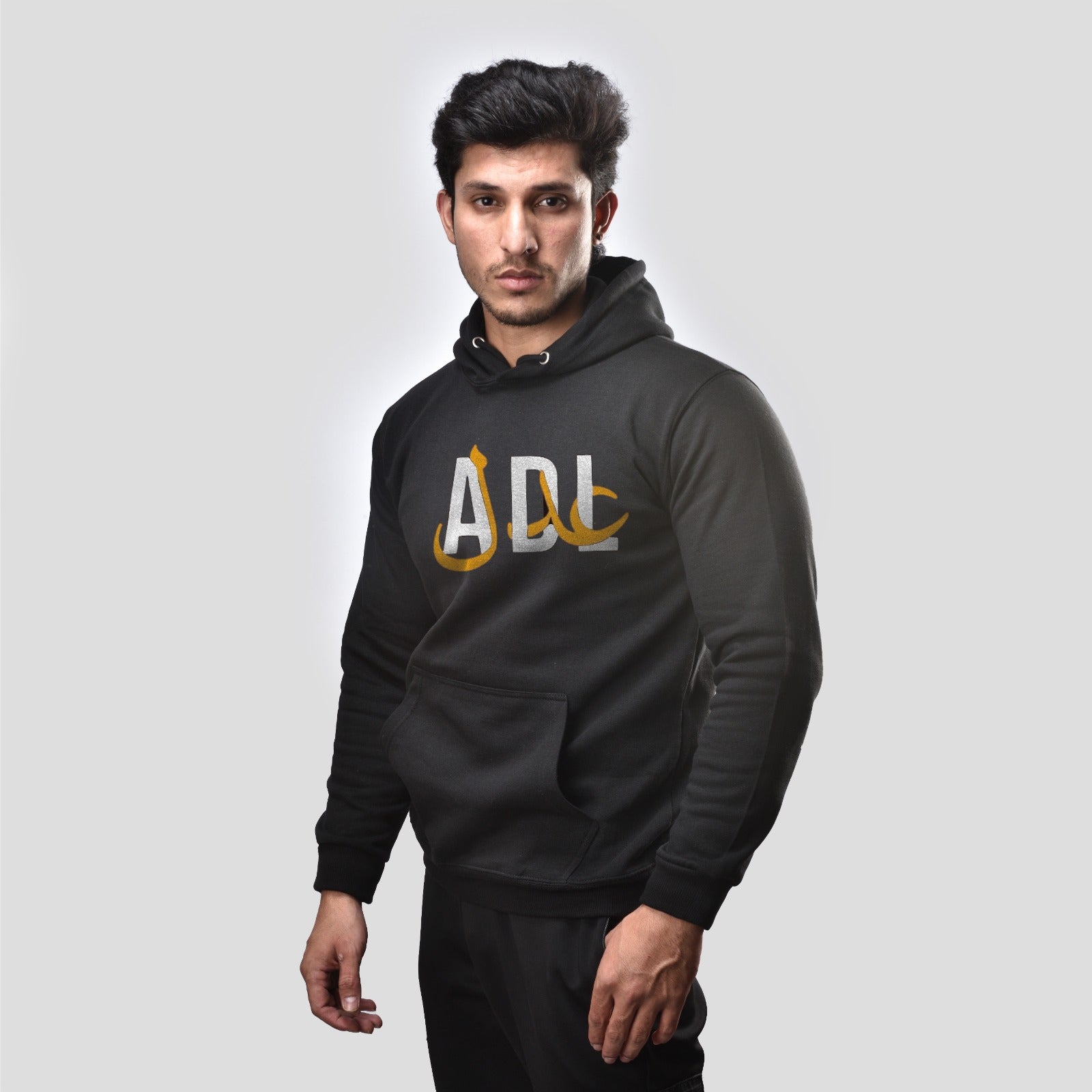 Adl  Calligraphy Hoodies